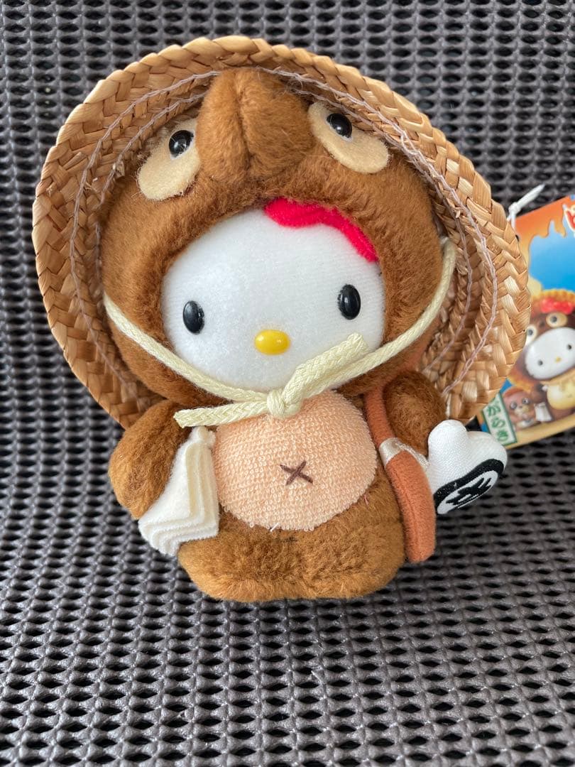 滋賀限定 ご当地 ハローキティ 信楽たぬき ぬいぐるみ