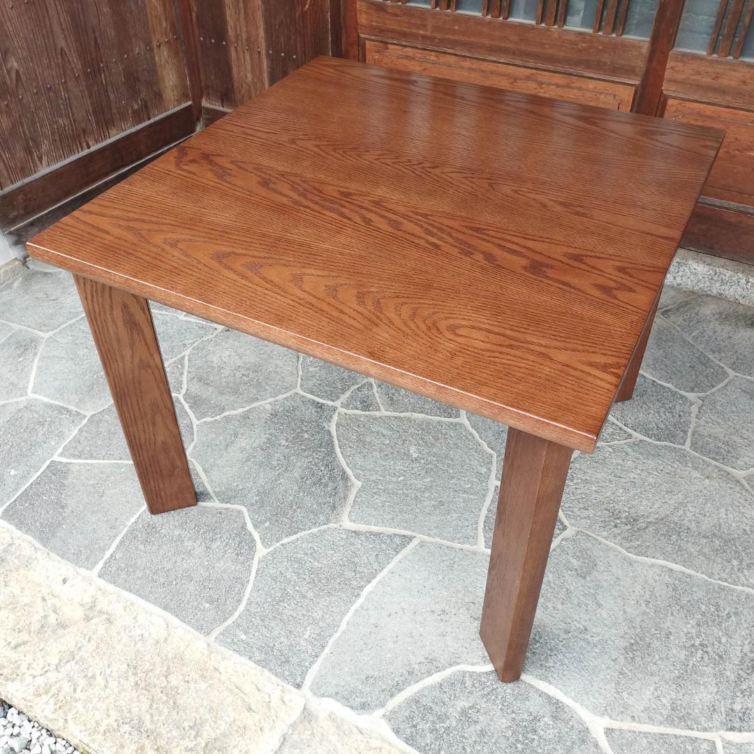 飛騨産業　キツツキマーク　ダイニングテーブル　オーク材　無垢材　ALMO アルモ