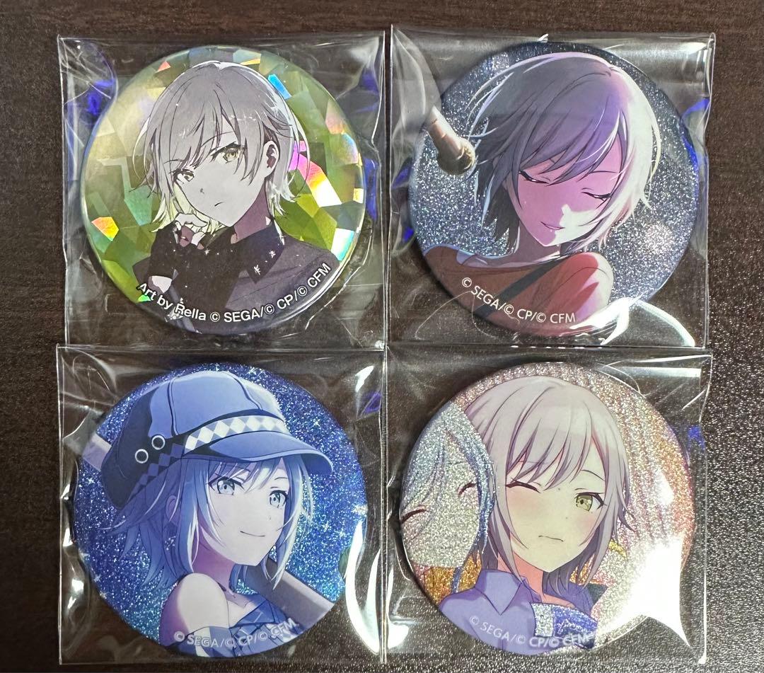 プロセカ グリッター缶バッジ 日野森志歩 23b 35b 36b セカイの宝石箱