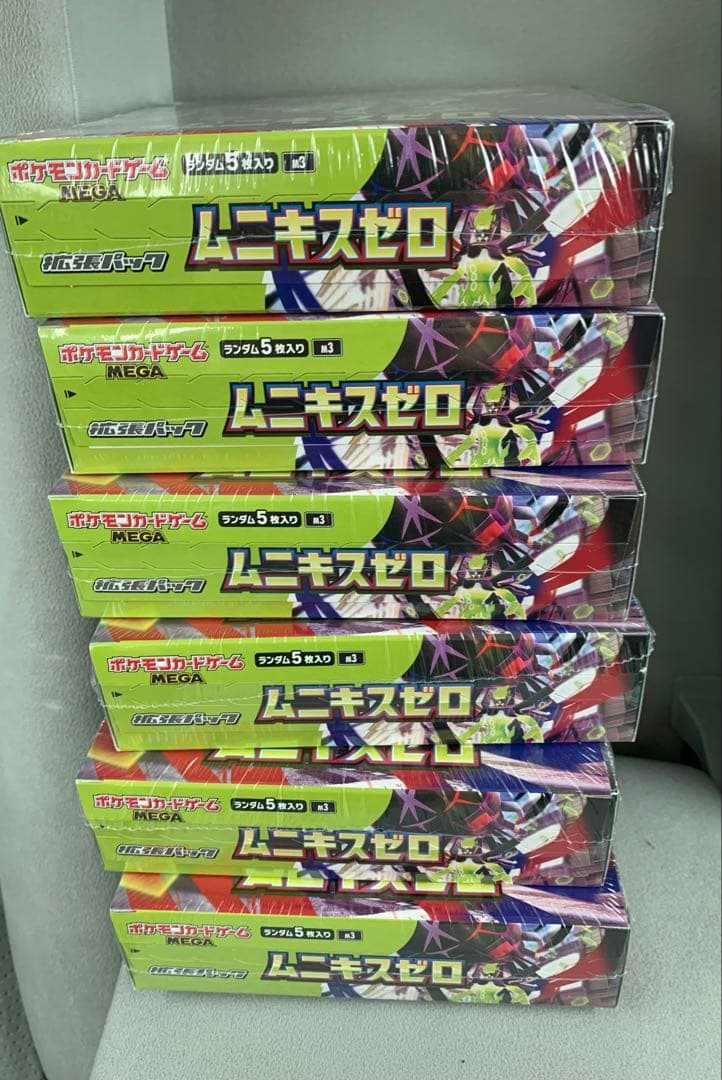 ムニキスゼロ6BOXシュリンク付き新品未開封ポケモンカード - メルカリ