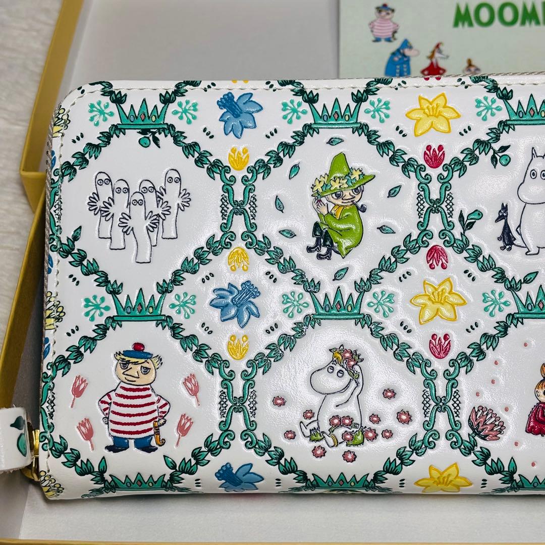 浅草文庫 MOOMIN ムーミン ラウンドジップ 長財布 ムーミン谷の仲間たち