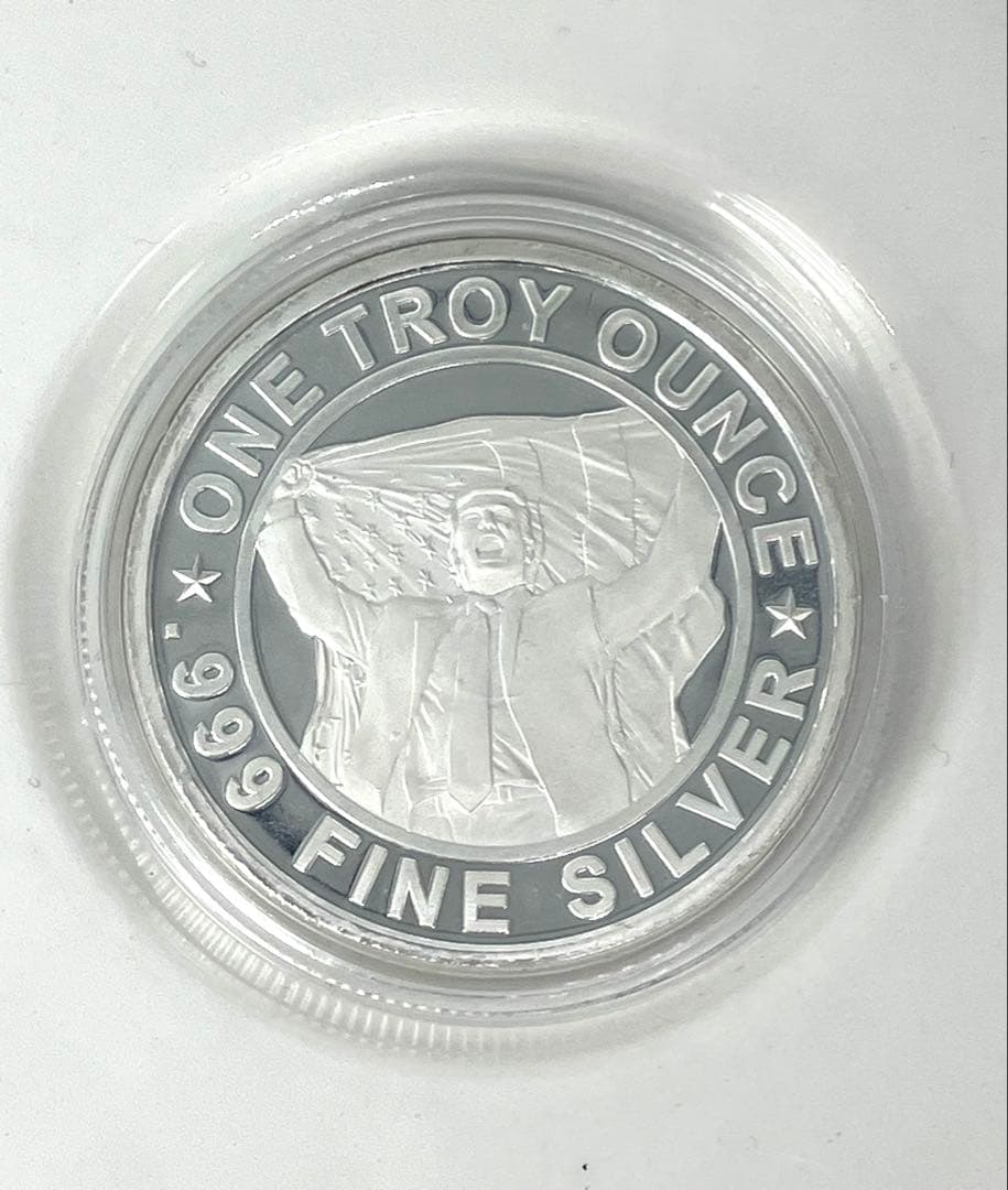 トランプ大統領 暗殺未遂事件 記念 銀貨 1オンス 純銀 2024年トランプ