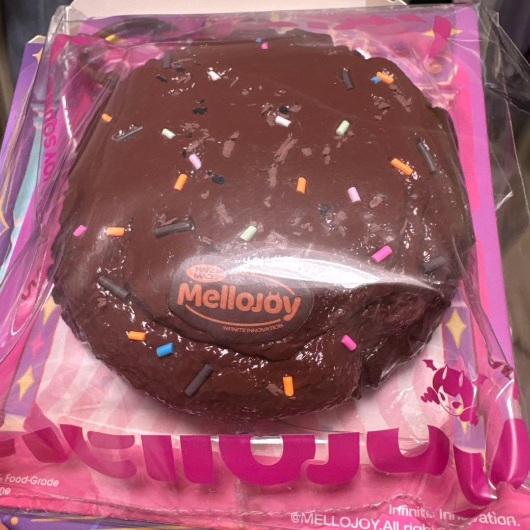 Mellojoy チョコレインボーマフィン カップケーキか？ もちもちもち