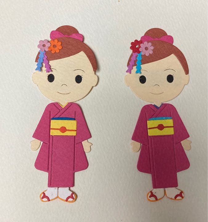 アルバム飾り　クラフトパンチ　七五三　オーダー受付中（＾∇＾） アルバム飾りクラフトパンチ七五三オーダー受付中（＾∇＾）