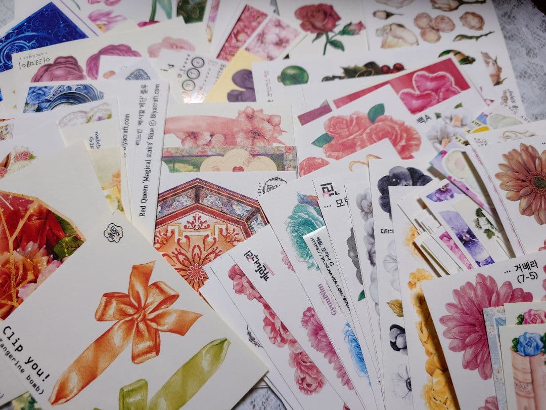 海外 紙もの、シール、装飾ステッカー等 大量 まとめ売り