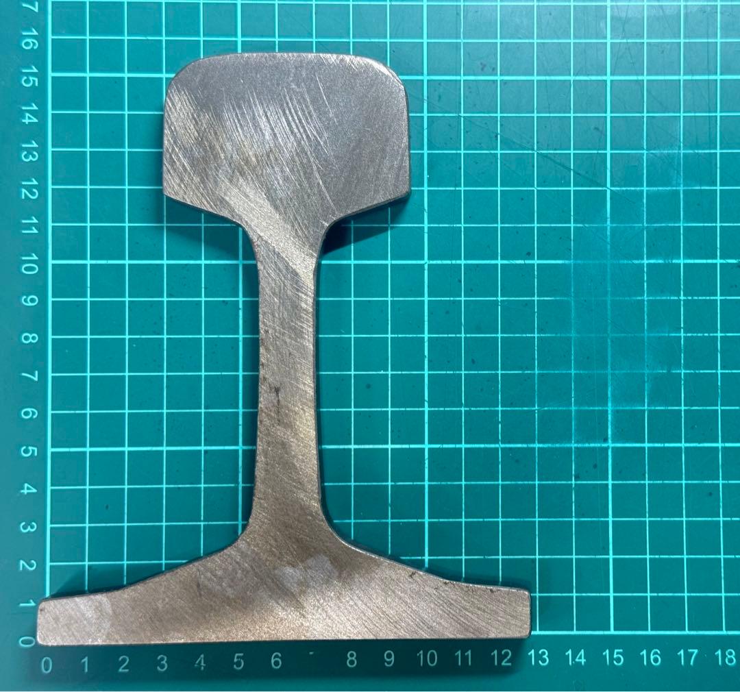 三木鉄道 廃線レール 金属製 美術品・アンティーク・コレクション