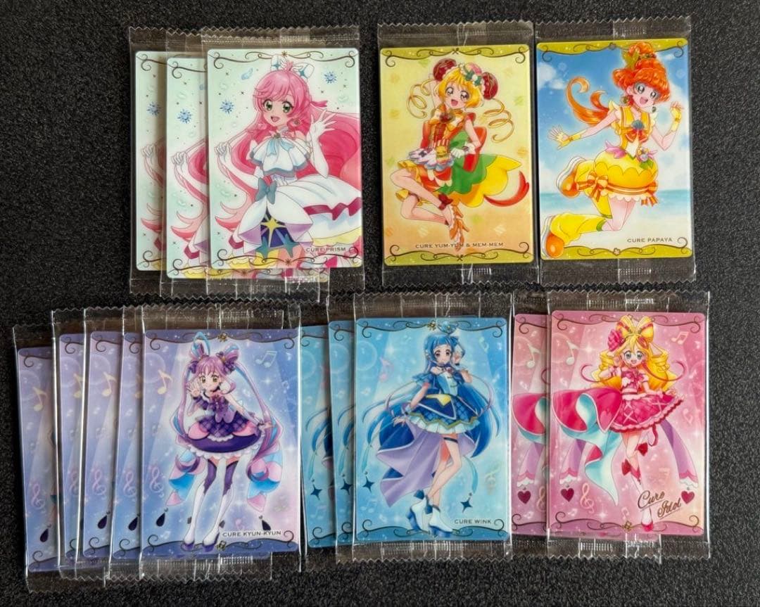 プリキュアウエハース 第2弾〜11弾 まとめ売り217枚 レア有