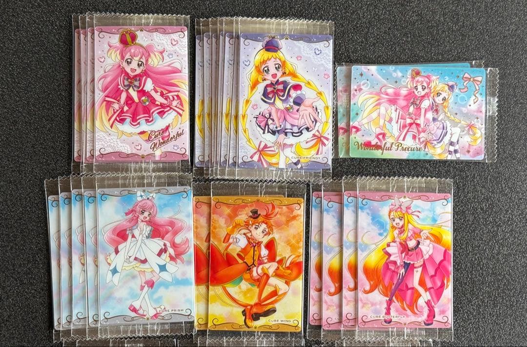 プリキュアウエハース 第2弾〜11弾 まとめ売り217枚 レア有