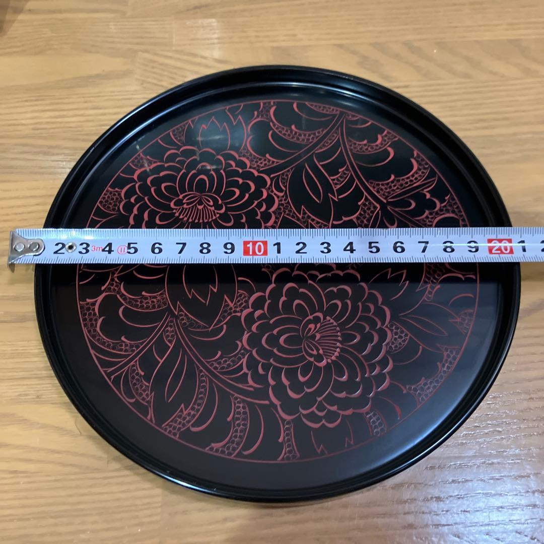 輪島塗 お盆 花柄 干菓子お盆 - メルカリ