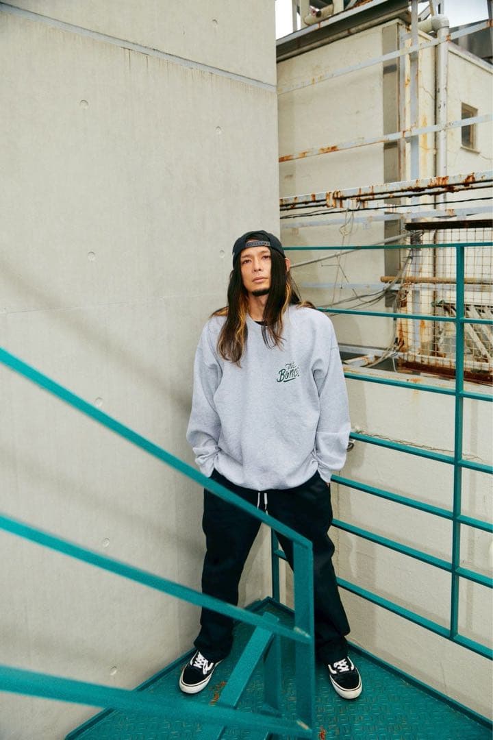 The BONEZ トレーナー グレー ( RIZE jesse JSF JSF グレーパーカー