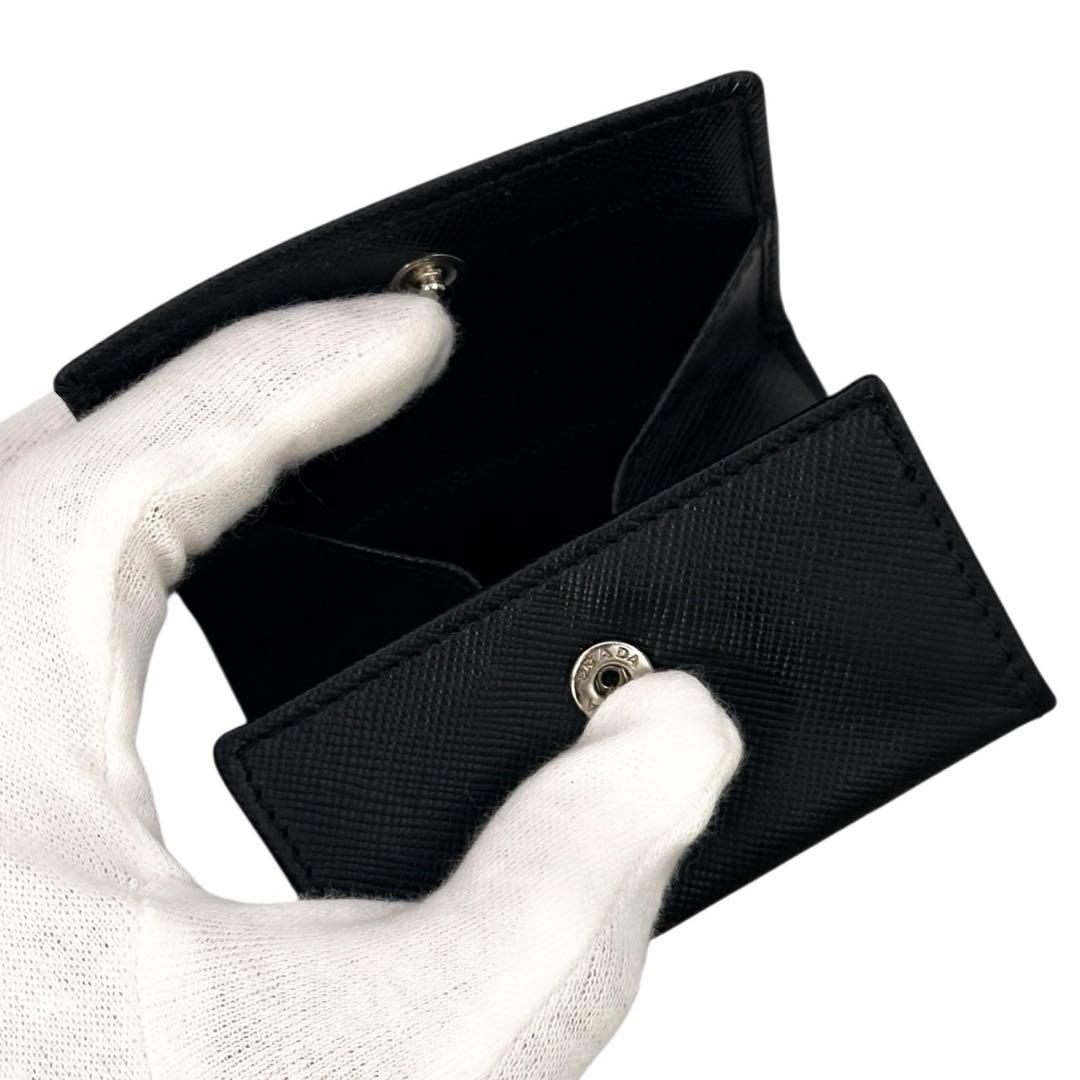 極美品 プラダ サフィアーノ ケース 小銭入れ 財布 メンズ レディース