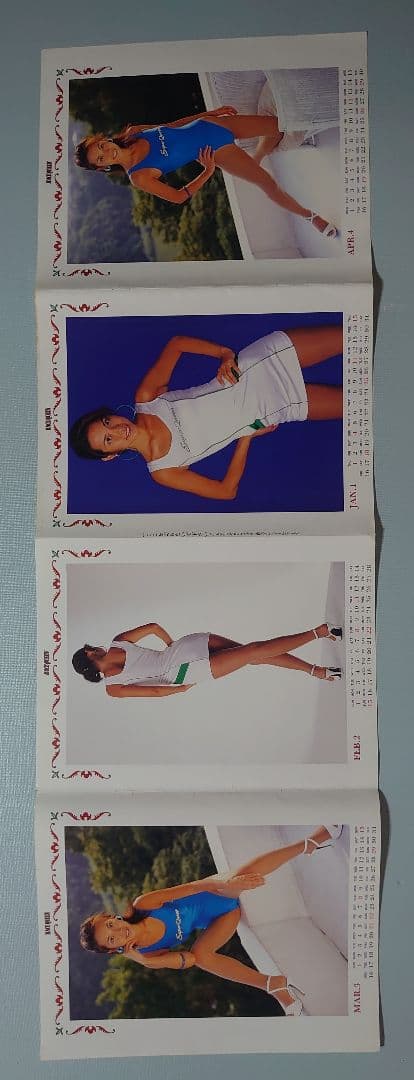 ヨ*ー様 特大レースクイーン カレンダー ´98 ポスター13枚（297×910