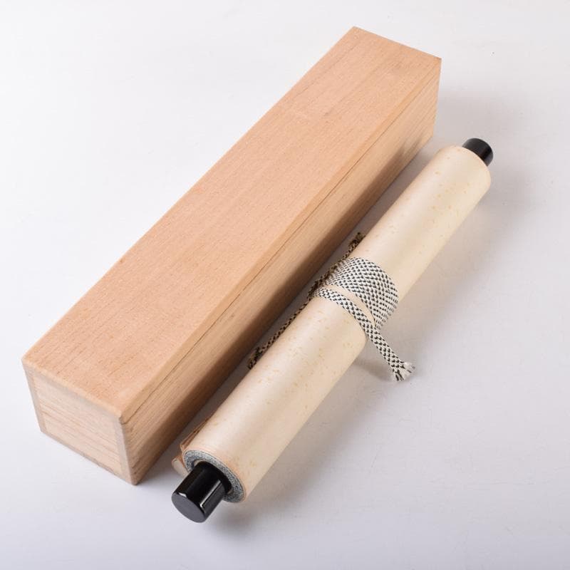 掛軸 黄梅院 紫野 小林太玄筆 一行書 「紅葉添秋色」 共箱 C 8188A