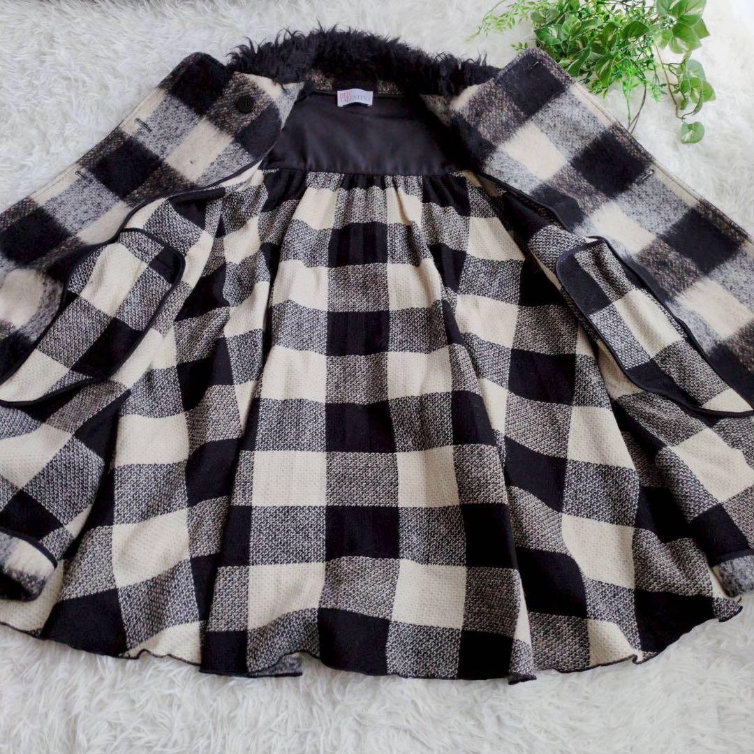 ◾︎入手困難◾︎ レッドヴァレンティノ ダブルブレストケープコート