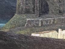 【真作】絵画　木澤定一　油彩30号　海底の城塞　静寂に佇む記憶　箱・黄袋入　X2