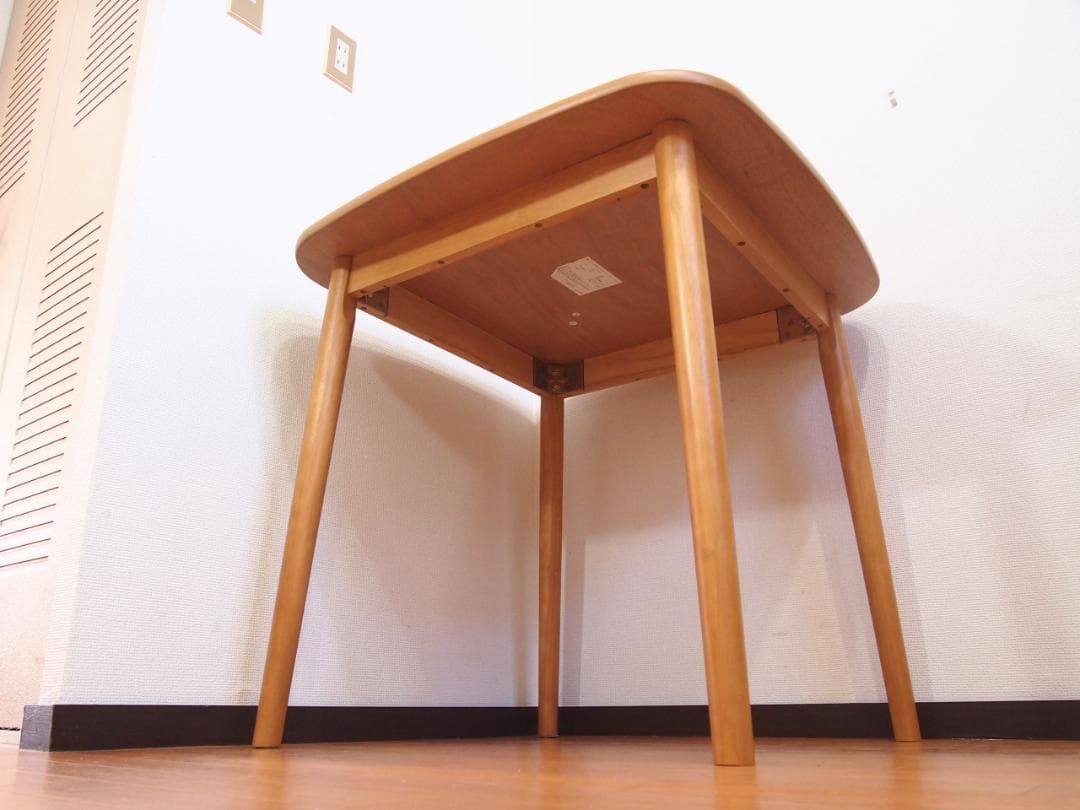 【美品】タンスのゲン 2人用 ダイニングテーブル/WRT38テーブル ウッド家具