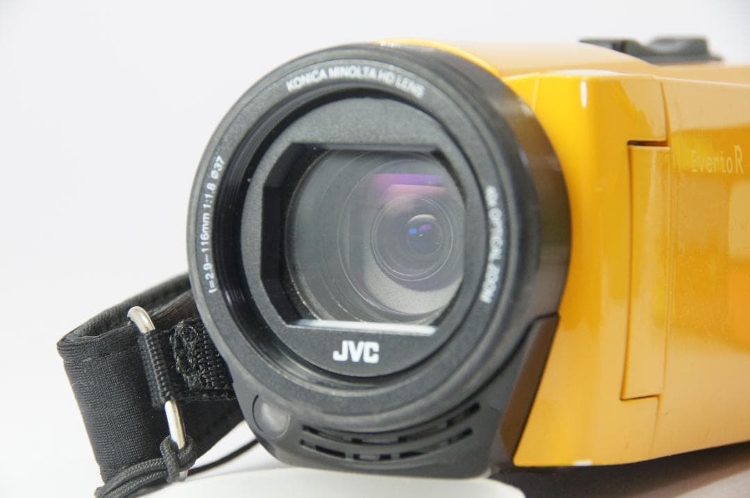 【動作確認済】 JVC GZ-R470-Y ビデオカメラ 防水 防塵 耐衝撃
