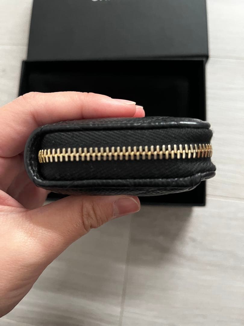 CHANEL キャビアスキン　 ケース　カードケース　財布
