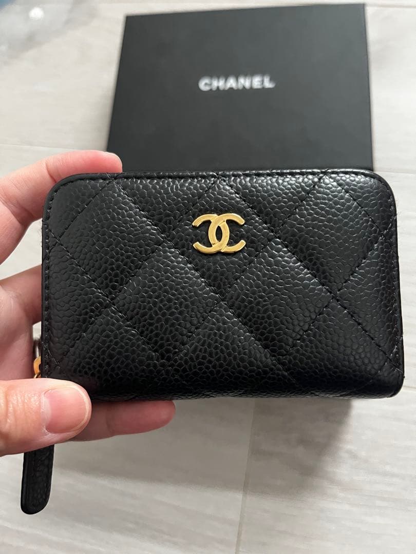 CHANEL キャビアスキン　 ケース　カードケース　財布