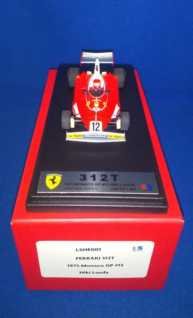 ルックスマート フェラーリ312T ニキ・ラウダ 1975年 モナコGP優勝車