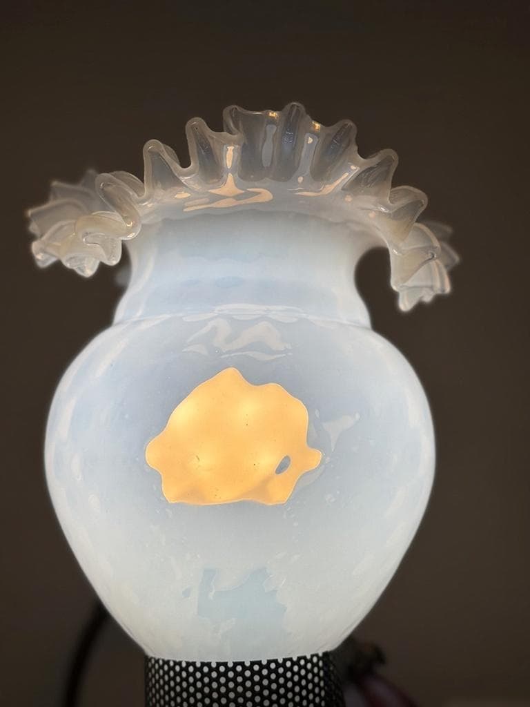 ⑧ 希少 ムラーノガラス ランプシェード 美しい繊細な光 - メルカリ