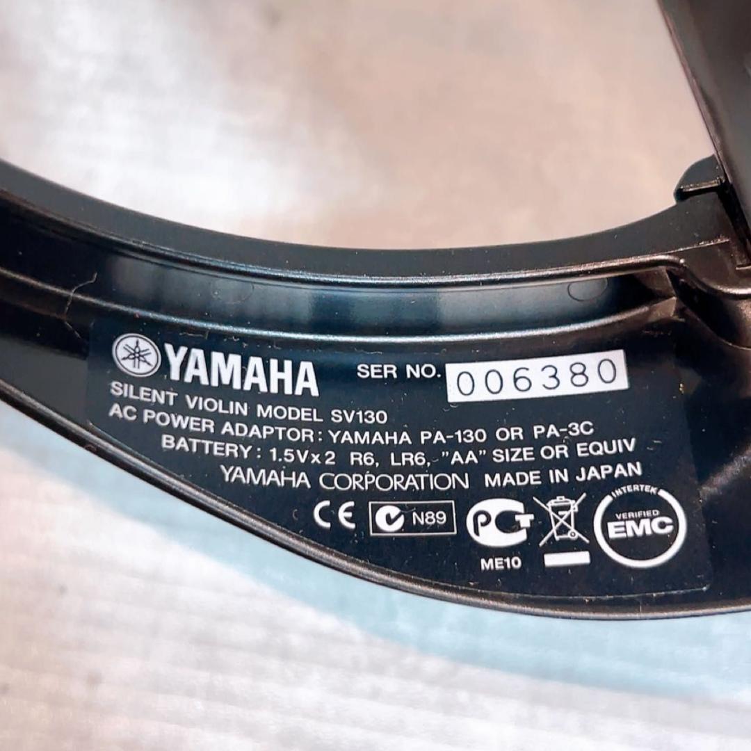 YAMAHA ヤマハ サイレントバイオリン 弦楽器 SV-130 弓 ケース付