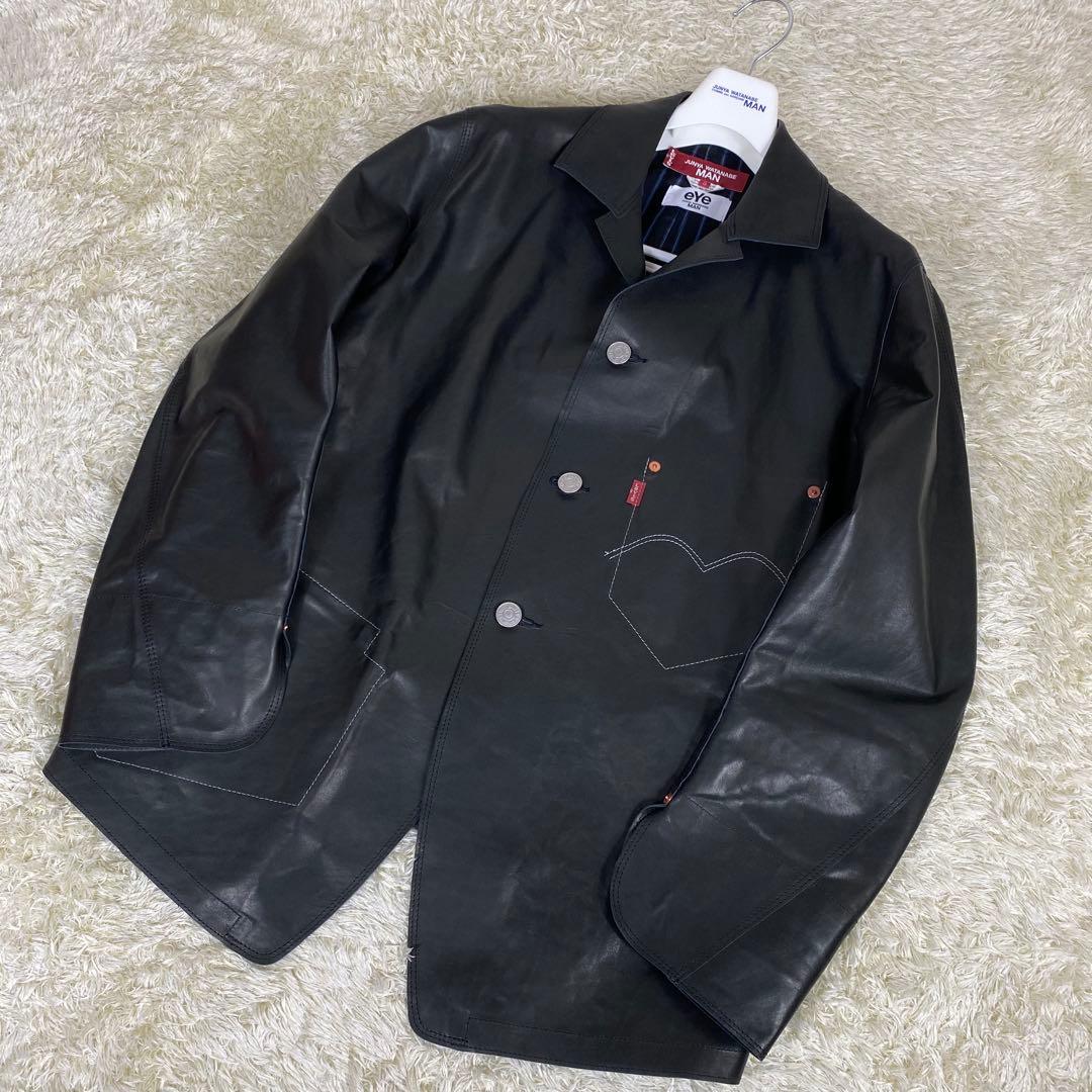 完売品】アイジュンヤワタナベマン リーバイスレッド レザーコート