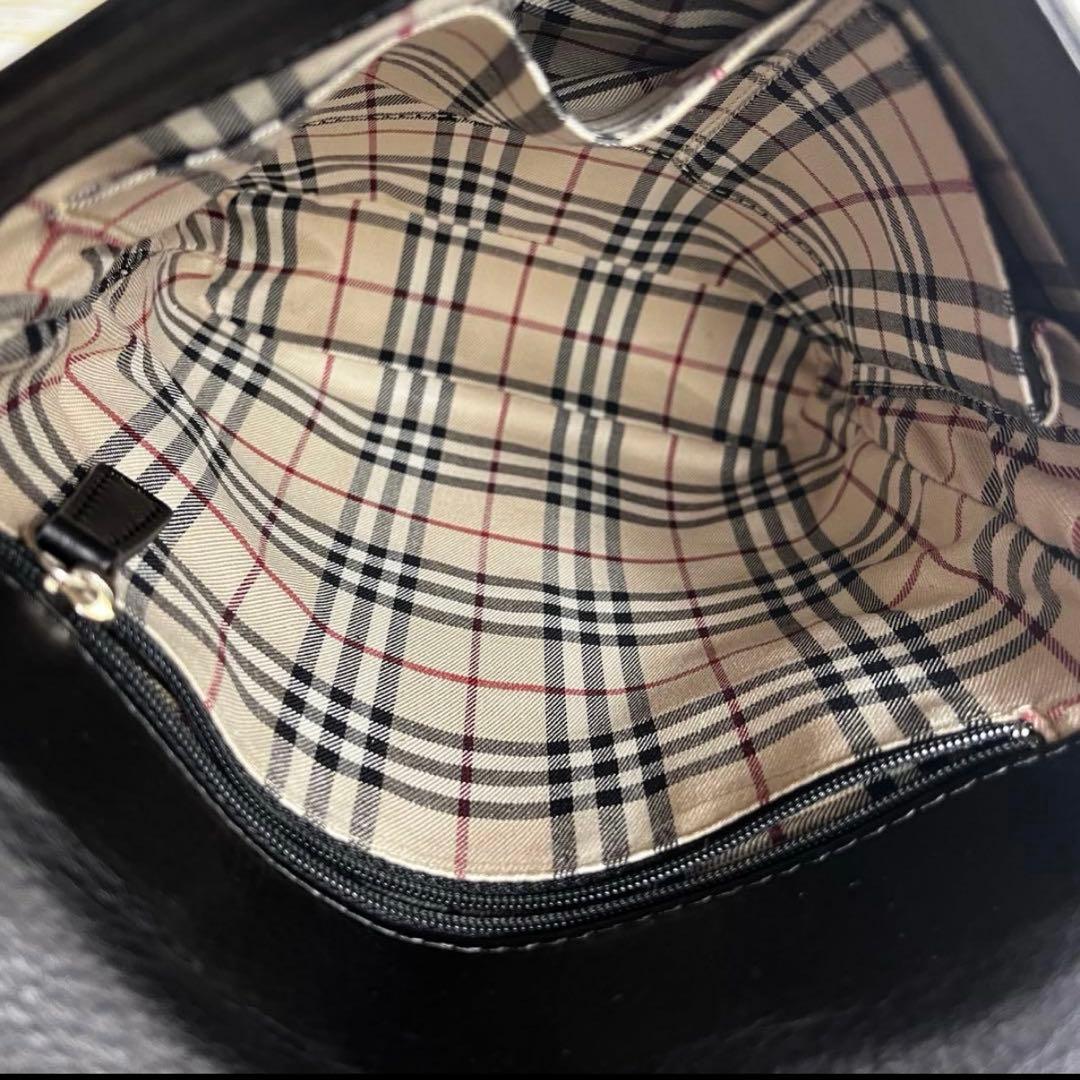 希少✨ Burberry バーバリー ショルダーバッグ 斜め掛け ブラック 黒