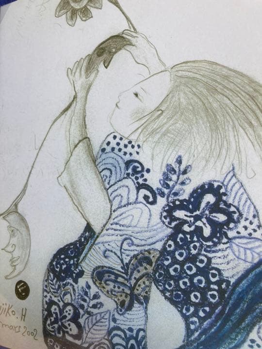 イングリット フジ子・ヘミング 夏の夕 エッチング銅版画 イングリット