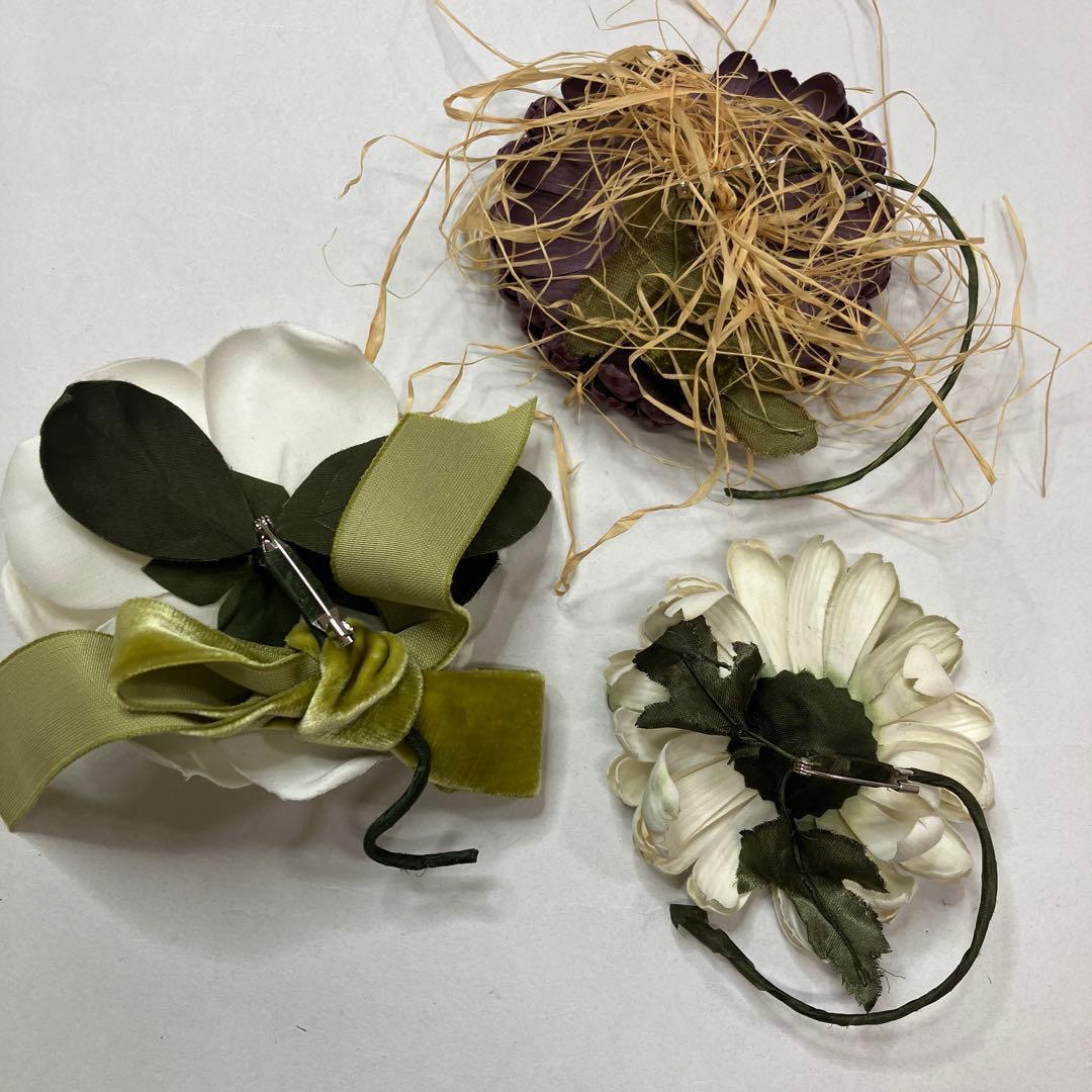 カネコイサオ ピンクハウス コサージュ3個set カネコイサオ◇たんぽぽ