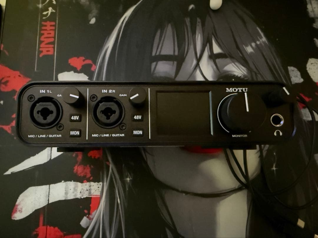 MOTU M2 2-in/2-out USBオーディオインターフェイス