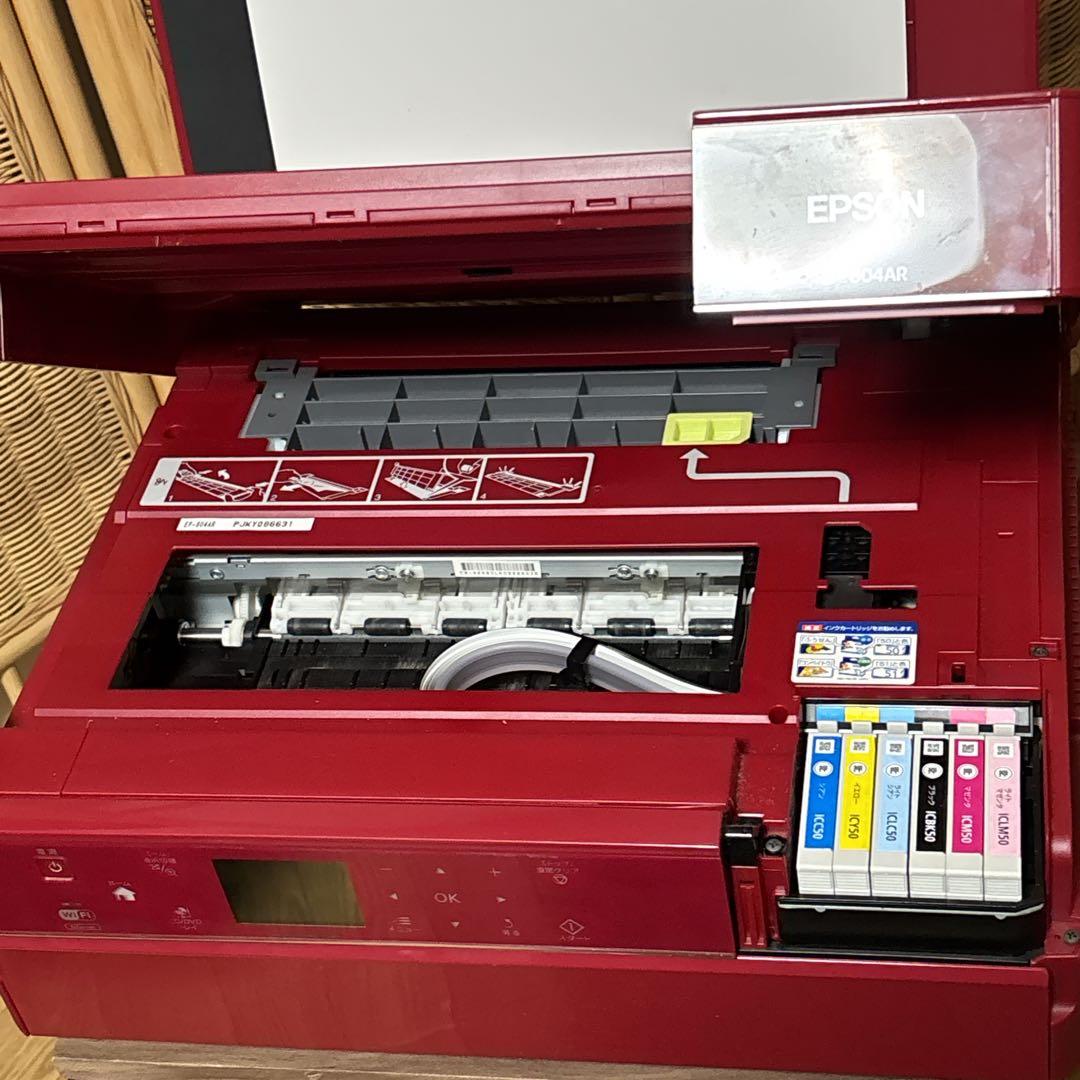 ジャンク品 EPSON EP-804AR インクジェットプリンター 赤