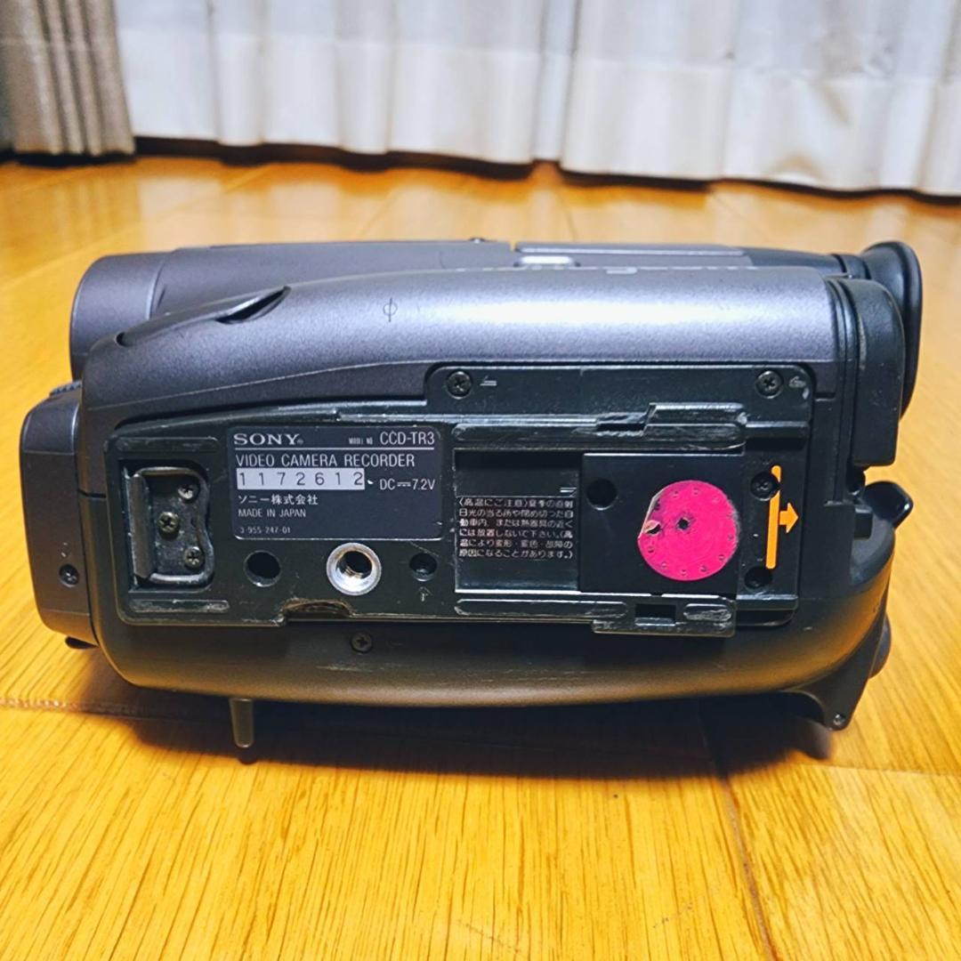 【動作確認済】8ミリ Hi8 SONY 高画質 ビデオカメラ ACアダプタセット