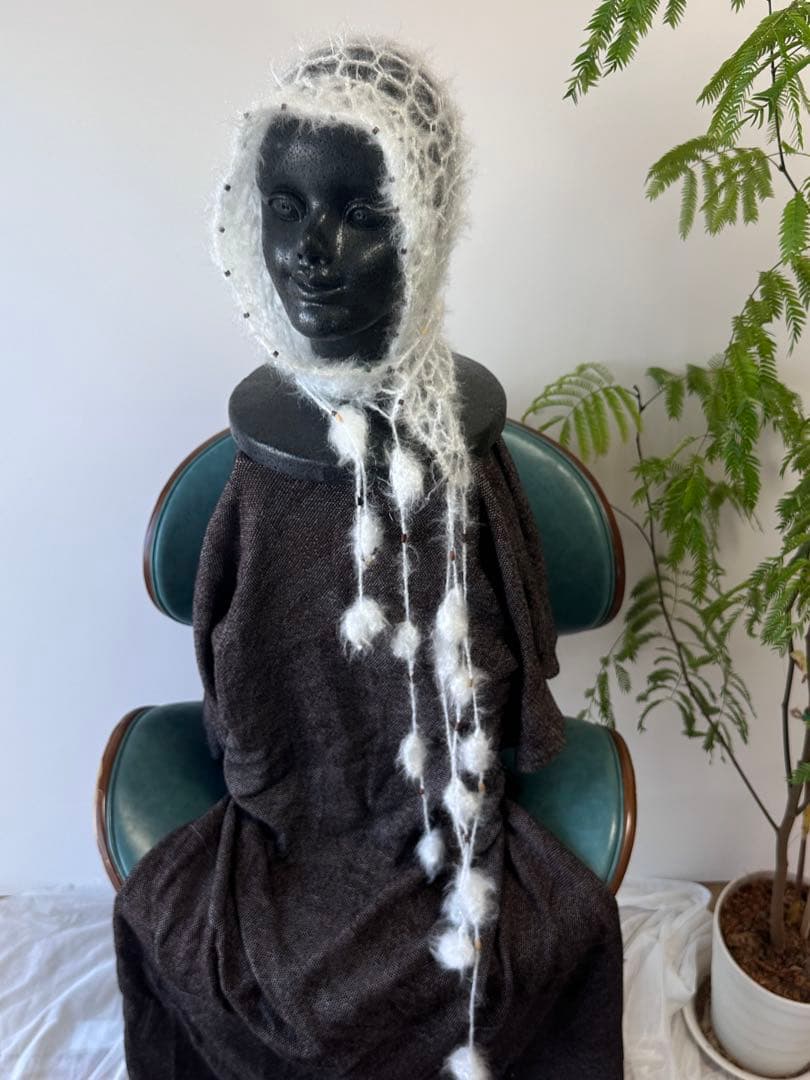 猫耳ニット帽 うさ耳ニット帽 サイケデリック アジアン ヒッピー ☺︎