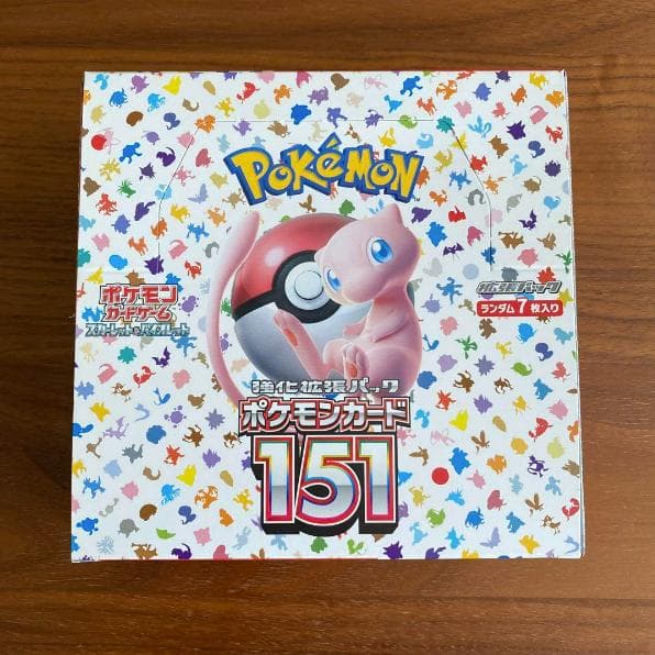 ポケモンカード151 BOX シュリンクなし、ペリぺりあり - メルカリ