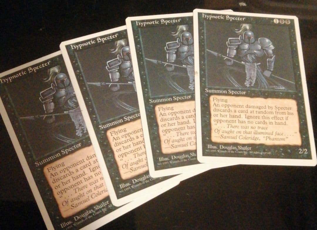 MTG 惑乱の死霊(4ED) 英語版4枚セット 表面ややキズ、汚れありD - メルカリ