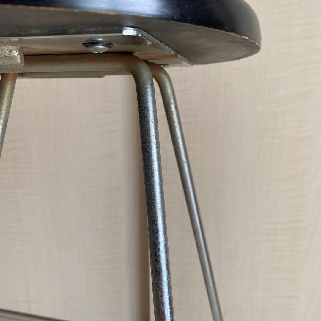 カウンターチェア 鉄脚 ハイチェア ビンテージ BARスツール