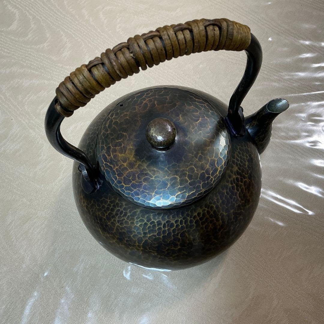 玉川堂　鎚起銅器　やかん