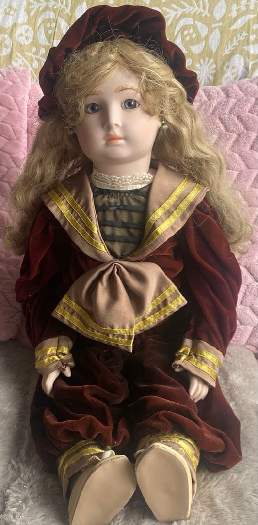 ビスクドール アンティーク風 刻印あり