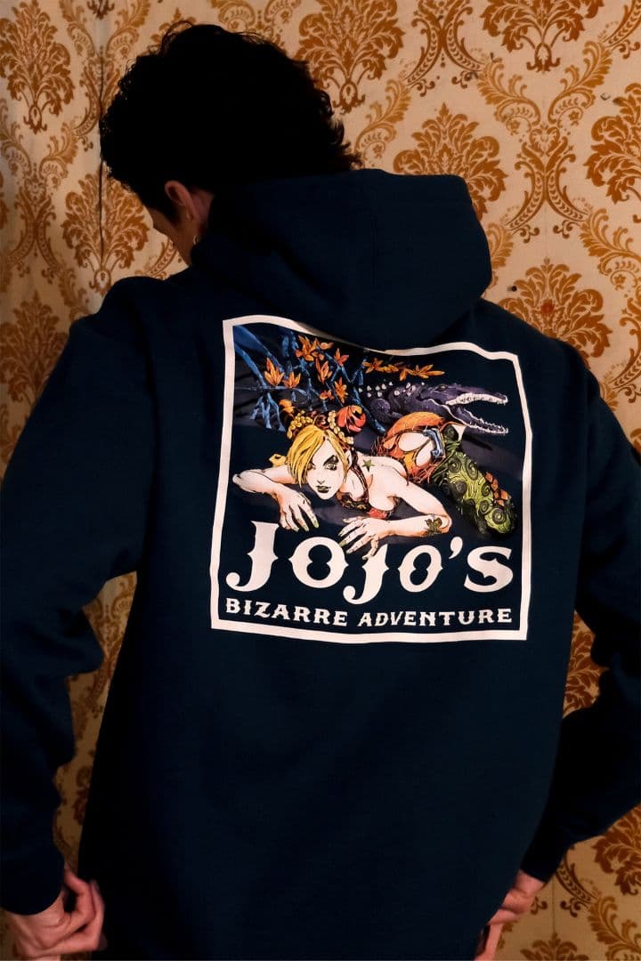 Ｍサイズ ジョジョの奇妙な冒険 海外ライセンス版 フーディー パーカー 空条徐倫
