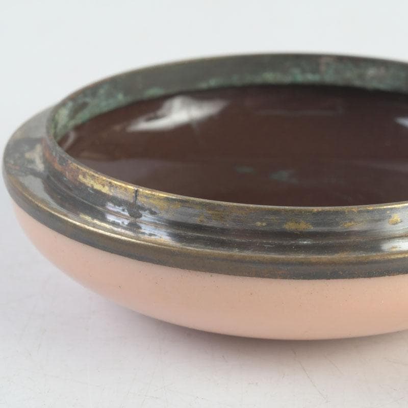 茶道具 安藤七宝焼 正倉院御物 双鳥文 香合 共布 共箱 V 9653