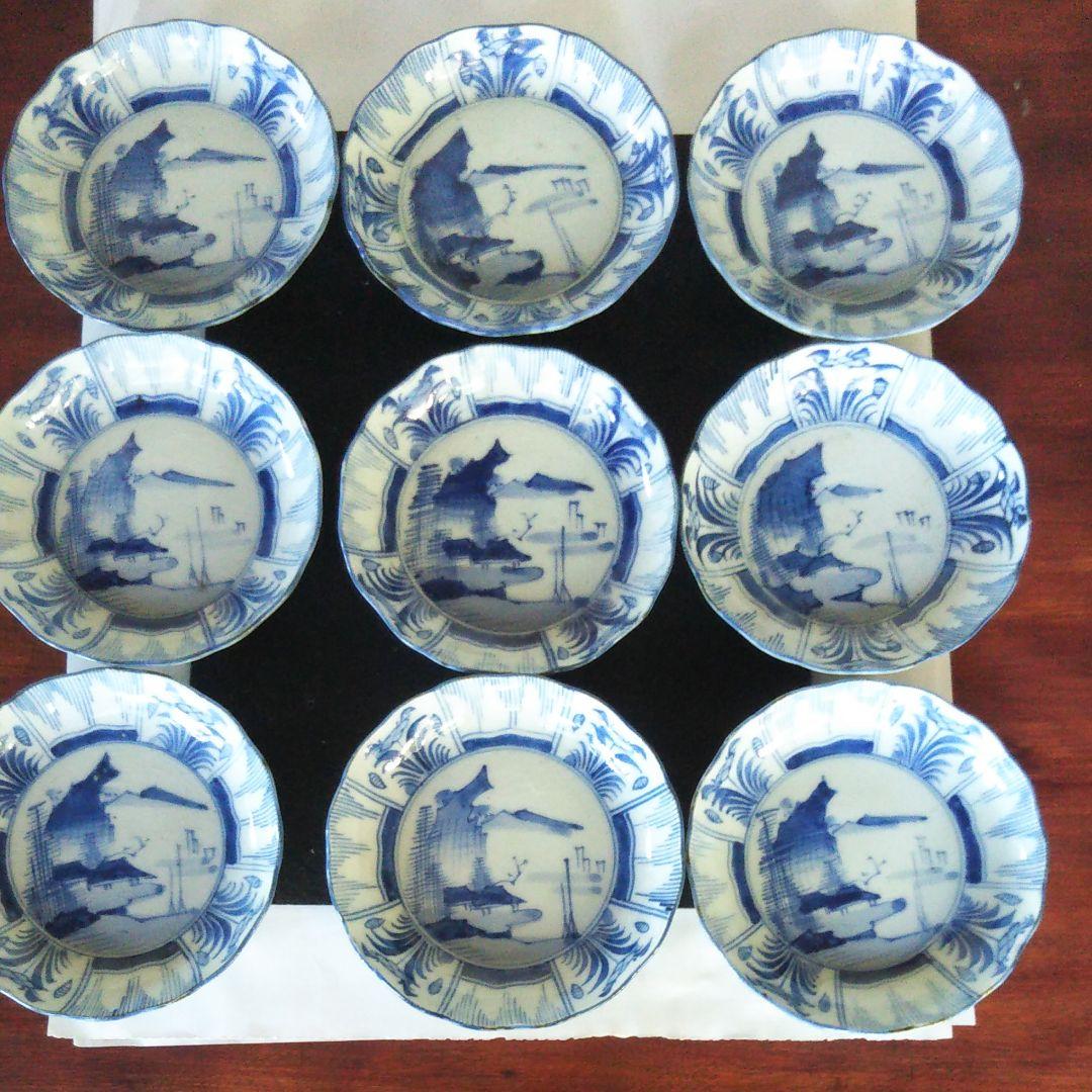 古伊万里 　皿　本物　(江戸時代中期) 古伊万里 皿 本物 (江戸時代中期) 皿 江戸期 古伊万里 古伊万里 皿 本物 (