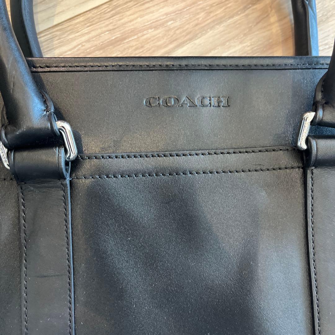coach ビジネスバッグ　ブラック