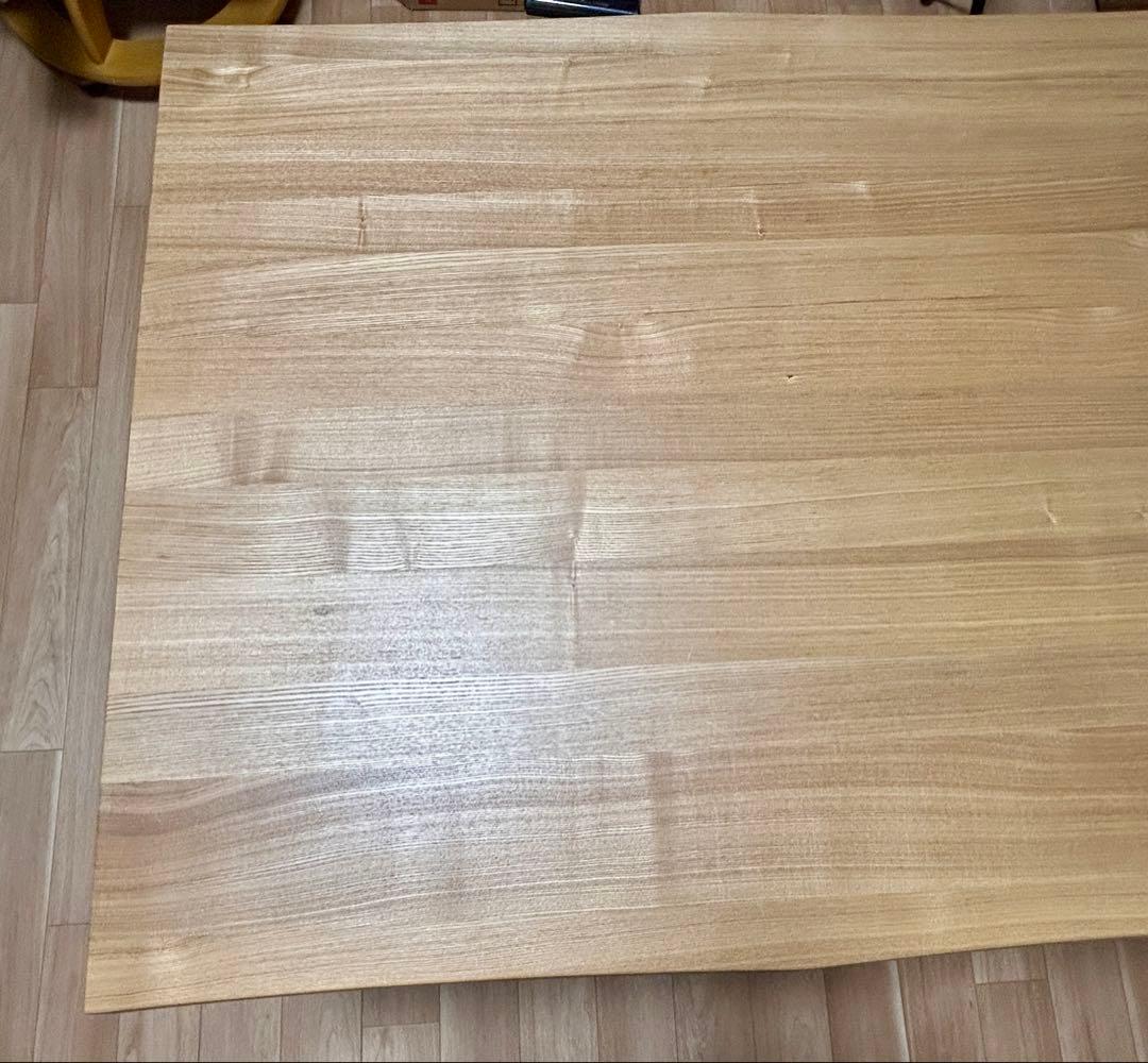 美品 タモ無垢材使用 ダイニングテーブル 福岡直接引取限定