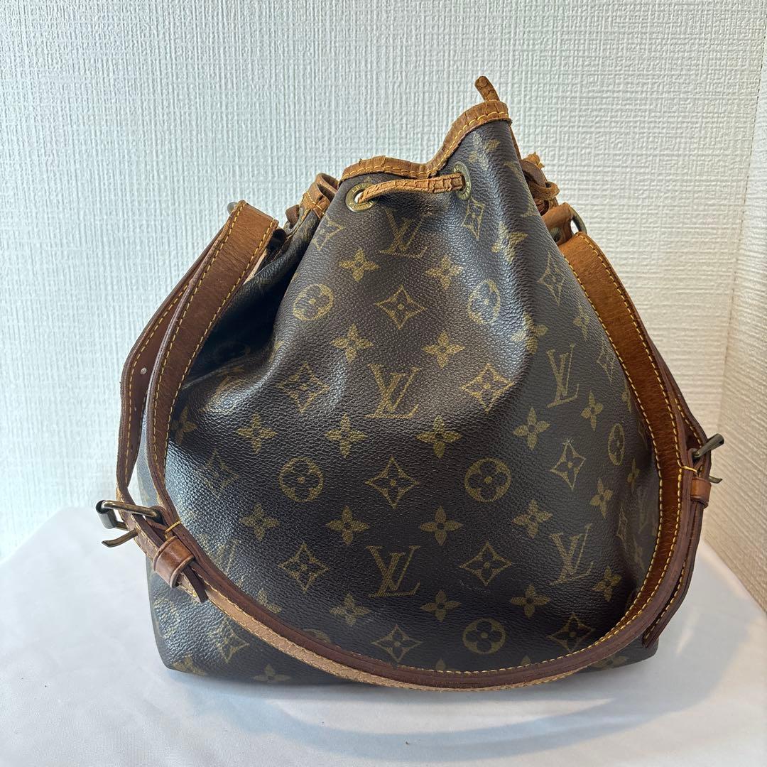 LOUIS VUITTON プチノエ モノグラム ハンドバッグ 鑑定済】ルイヴィトン モノグラム プチノエ ショルダーバッグ