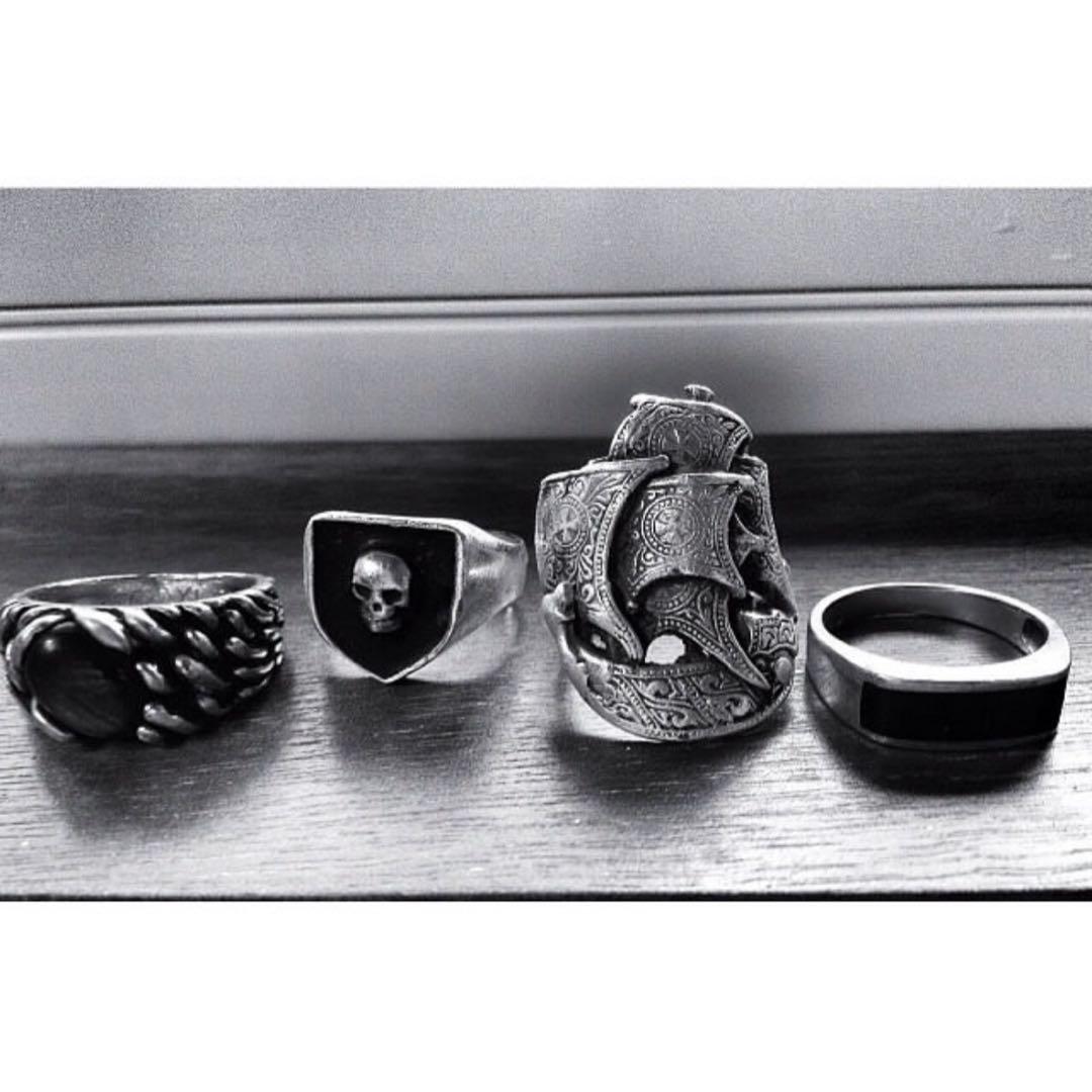 THE HUNT NYCディランリーダー着用　ガレオン船リング　シルバーリング