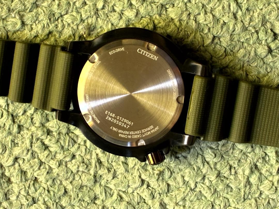 CITIZEN シチズン PROMASTER MARINE グリーン ソーラー