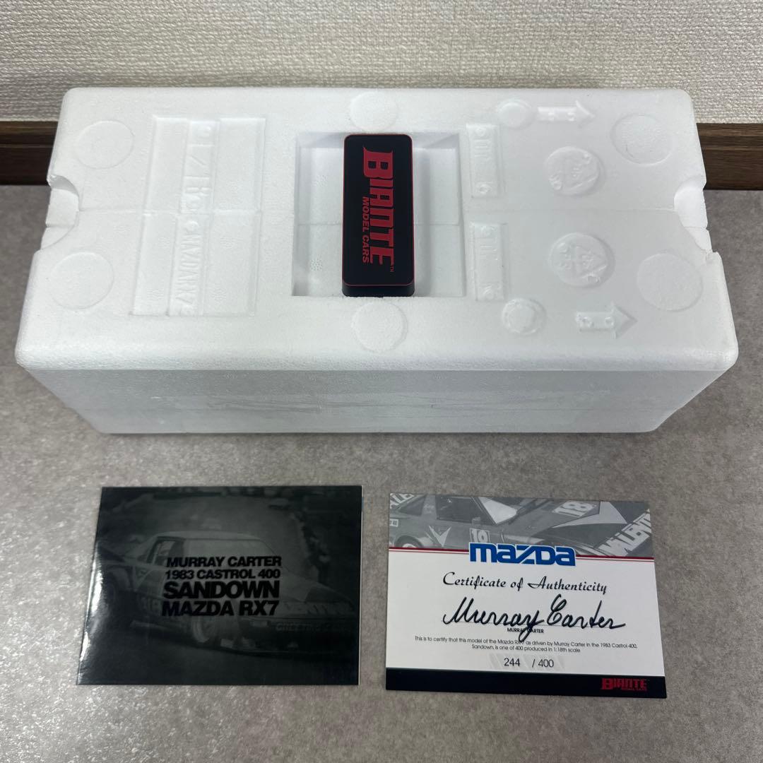 超希少 BIANTE 1/18 MAZDA RX7 MURRAY CARTER