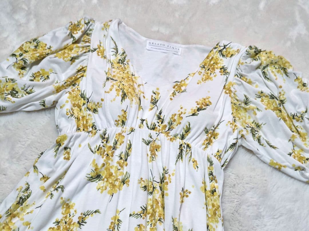 gelato pique ジェラートピケ【人気】ミモザ ロングワンピース セット