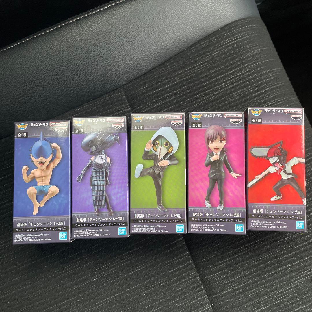 チェンソーマン レゼ編 ワールドコレクタブルフィギュア vol2 全5種コンプ